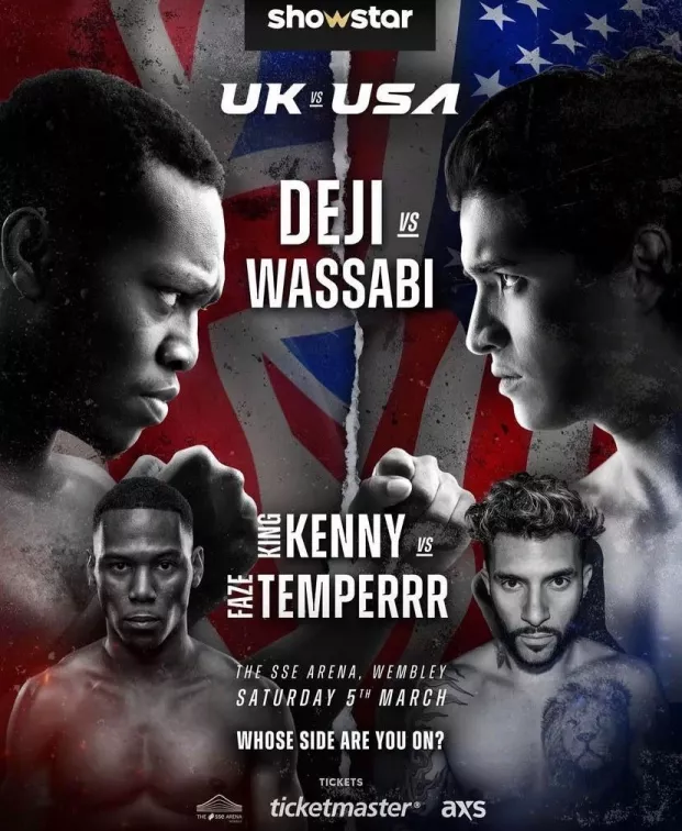 Deji vs Alex Wassabi event poster