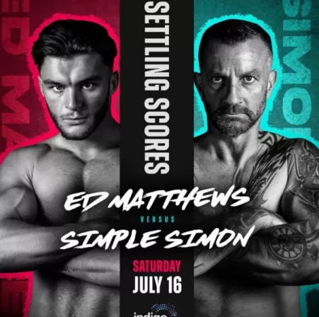 Ed Matthews vs Simple Simon event poster