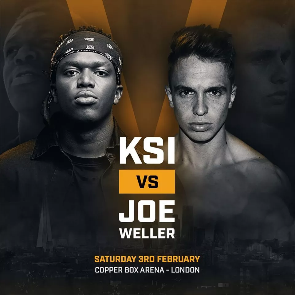 KSI vs Joe Weller event poster