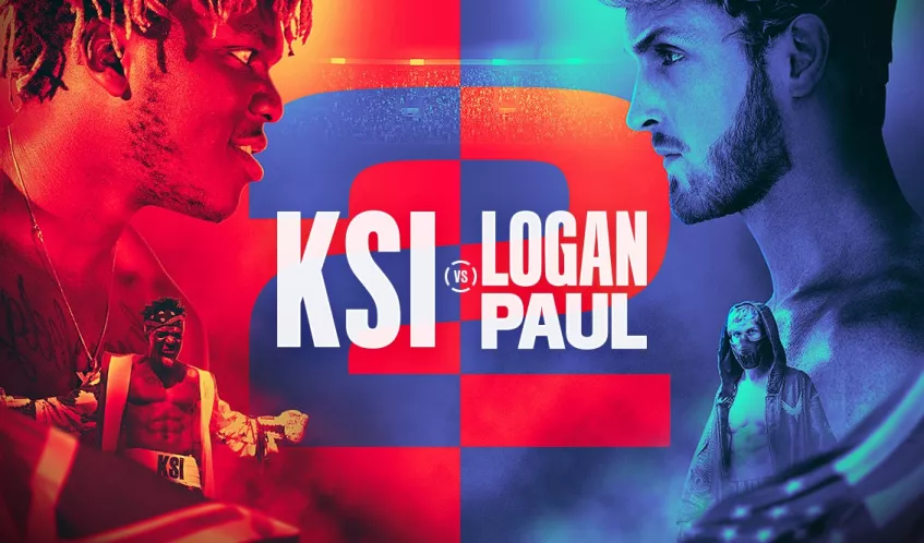 KSI vs Logan Paul II event poster