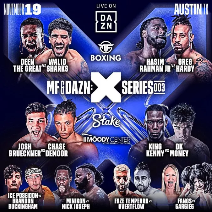 Misfits Boxing X Series 003 event poster
