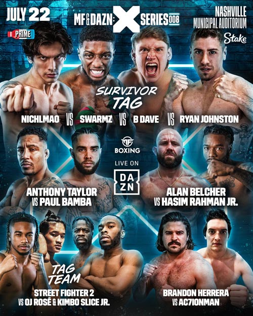Misfits Boxing X Series 008 - Results, Stats, Full Card, News, Fight ...