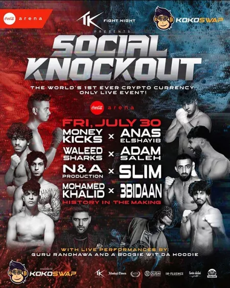 Social Knockout event poster